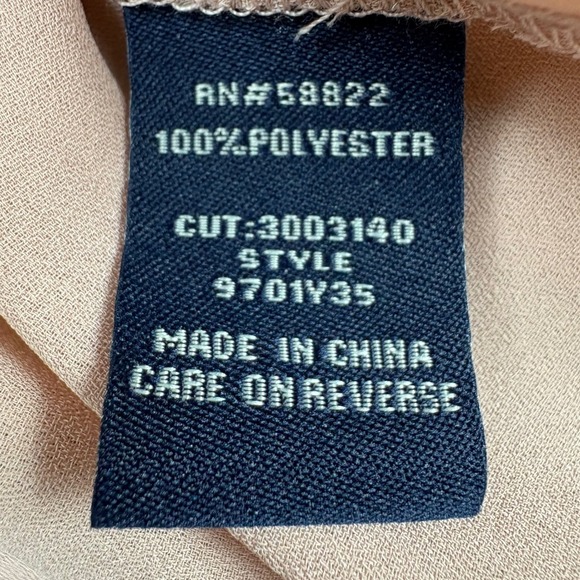 MAX EDITION Top Womens L Rose Pink Knit Floral Smocked Peplum Earthy Blouse NWT - Picture 9 of 12